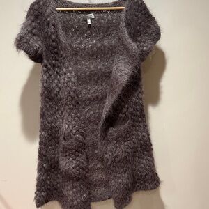 Elegant Charcoal Women's Cardigan